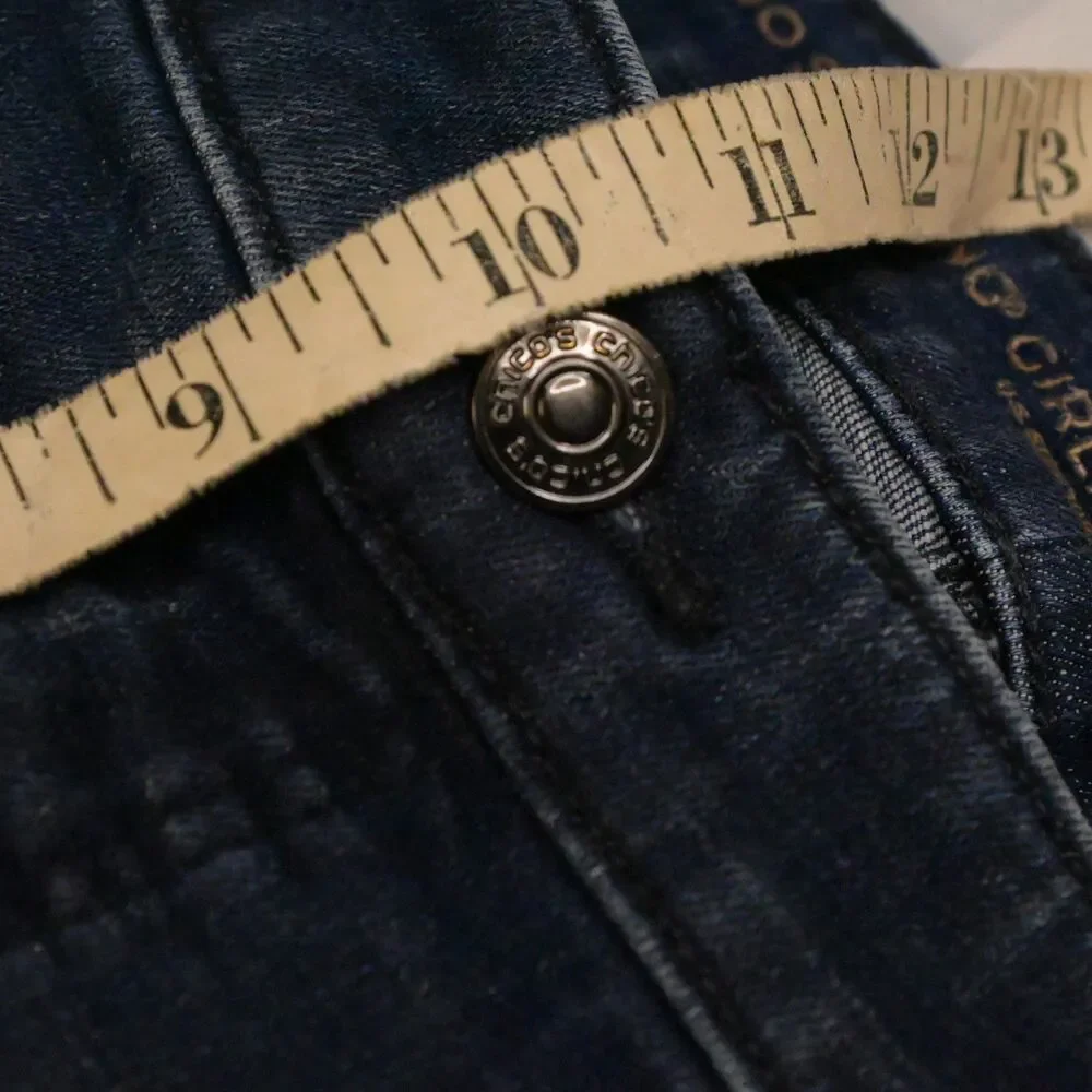 Chico's‎ So Slimming Girlfriend Ankle Jeans Women's 10R 33x26.5